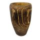 Stained Wooden Vase  