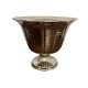 Silver Ribbed Footed Urn 19.5cm