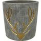 GOLD STAG HEAD 13cm POT (12)