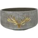 GOLD STAG HEAD BOWL (12)