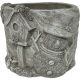 CEMENT SNOWMAN 13cm POT(24)