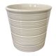York Ceramic Pot in White 