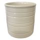 York Ceramic Straight Pot in White 