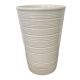 York Ceramic Large Vase in White 