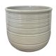 York Ceramic Large Pot in Grey 