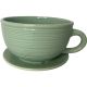York Ceramic TeaCup & saucer in Sage Green