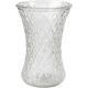 Clear Diamond Vase