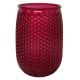 RED HONEYCOMB VASE 14.8*14.8*19.3cm