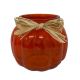 ORANGE PUMPKIN VASE (14.9cm)