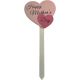 HAPPY MOTHER'S DAY HEART PINK PICK -17.5*7*0.6cm