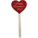 HAPPY VALENTINES DAY FLOWER PICK -17.5*7*0.6cm