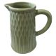 Sage Stoneware Jug - 9*12*18cm