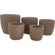 Natural Stoneware Pot - 13.5*13.5*12.5cm