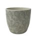 Grey Fleur Stoneware Pot -12*12*11cm