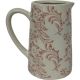 Pink Fleur Stoneware Jug 18*12*9cm