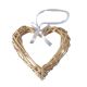 NATURAL OPEN HANGING HEART 20cm