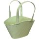 GREEN RIBBED ZINC HANDBAG 21*13.5*13*23cm