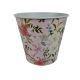 Floral Design  Zinc Pot 11cm  