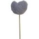 LILAC FLUFFY HEART PICK -6.5*5*50cm