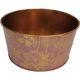 Pink & Gold Zinc Bowl -15.2*7.8cm