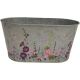 Meadow Flowers Zinc Oval -19.5*11.4*9.2cm