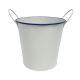 New England Zinc Flower Pot - 20*19.2*15.2cm