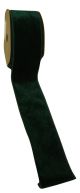 GREEN VELVET RIBBON ON ROLL